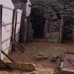 View of the interior of Midhowe, broch.