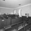 Interior, Cromarty Court House.
View of First Floor Courtroom from East