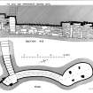 Publication drawing: Grainbank souterrain, plan and section. Photographic copy.