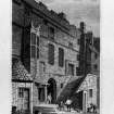 Edinburgh, Tolbooth Wynd.
Photographic copy of engraving of Leith tolbooth from 'Views of Edinburgh' Volume II.