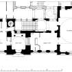 First-floor plan
Preparatory drawing for 'Tolbooths and Town-Houses', RCAHMS, 1996.