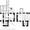 Plans.
Preparatory drawing for 'Tolbooths and Town-Houses', RCAHMS, 1996.
N.d.