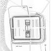 Publication drawing; plan of Roman fort, Lyne. Photographic copy.