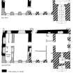 Plans: First Floor; Ground Floor
Preparatory drawing for 'Tolbooths and Town-Houses', RCAHMS, 1996.
