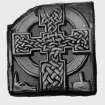 Invergowrie cross-slab no.2 (face).
From J Stuart, The Sculptured Stones of Scotland, i, pl. 89.
