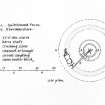 Reconstruction perspective drawing, site plan and reconstruction of principal working parts. Insc. 'GDH'