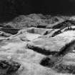 Excavation photograph: residence with hypocaust, bath etc, looking SW.