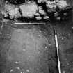 Excavation photograph showing wall N of E gate with trench of excavations of 1901 visible.
