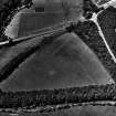 Elginhaugh, Roman fort and road: air photograph of cropmarks.