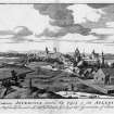 Aberdeen, Old Aberdeen, General.
Engraved view of Old Aberdeen from Slezer's 'Theatrum Scotiae'.