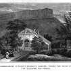 Engraved view of summer-house insc. 'A Summer-house in Regent Murray's garden, where the Union of the Two Kingdom's was signed.' Published in 'Some Notes on Moray House, Edinburgh.' in the NMRS Print Room. Taken from the original publication 'Modern Athens, Displayed in a Series of Views' by Thos. H. Shepherd, 1829.