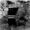 Excavation photograph. Entrance passage from inside. Original in PRINT ROOM.