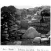 Excavation photograph. Entrance from outside. Stone slab in situ. Originals (4 copies) in PRINT ROOM. Originally numbered CA/641.
