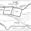 Copy of plan of Mumrills Roman fort.