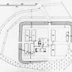 Plan of Crawford Roman Fort during Antonine period II. 
PSAS fig 13