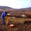 RCAHMS AT WORK Alan Leith and John Sherriff surveying Lair Ring-Cairn