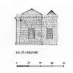 Glasgow, 13-23 Tradeston Street, Randolph & Elder Engine Works.
Drawing showing W and S elevations, Axonometric view and plan.
Insc. "The Randolph & Elder Engineering Works, Tradeston Street, Glasgow.  drawing by Alan Leith"