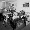 Pittodrie Park Stadium, Aberdeen
General view of physiotherapy room with patients and physiotherapists.