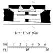 Gatehouse, first floor plan