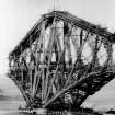 View of the South cantilever under construction.
Insc. 'The Forth Bridge. South Cantelever. Height 369 Ft.'