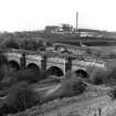 Glasgow, Maryhill, Forth & Clyde Canal, Kelvin Aquaduct.
General high level view from South East.