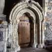 View of sacristy doorway.