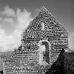 Iona, Iona Nunnery.
General view of West gable from West.