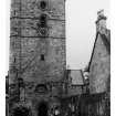 View of Abbey Church and Manse from the West.