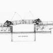 Elevations and plans of drawbridge at Craigmarloch.