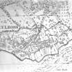 Photograph of map of Culross.