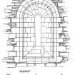 Iona, Iona Nunnery.
Photographic copy of upper window in West wall of nave.