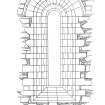 Iona, Iona Nunnery.
Photographic copy of upper window in West wall of nave.