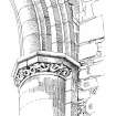 Iona, Iona Nunnery.
Plan showing capitals of nave arcade.
