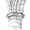 Iona, Iona Nunnery.
Plan showing capitals of nave arcade.