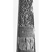 Iona, general.
View showing front of Abbot MacKinnon's Cross. Digital image of AG/566.