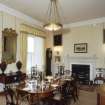 Leith Hall, interior.  
First floor. Dining room: view from North West