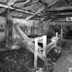 View of byre stalls in S block of steading (NC 9569 1071).
See MS/744/117 and DC33078, item 20