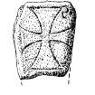 Iona, general.
Plan showing 'Lapis Echodi', the stone of 'Echoid' grave marker.