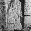 View of Inverallan Pictish symbol stone.