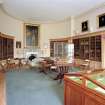 Interior.
Ground Floor, view of library.