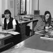RCAHMS at Work. Fiona Davidson and Fiona O'Brien cataloguing.
