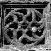 Iona Abbey, tower. Detail of S window.