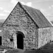 Iona, St Oran's Chapel. 
General view from North-West.