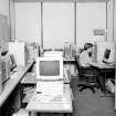 RCAHMS AT WORK.
Kate Byrne in the computer room.