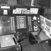 Detail of Banksman's control cabin in winding engine house.