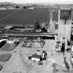 General view from SSE from top of No. 1 winding tower of (right to left), No. 2 winding tower, workshops and lamproom, offices and canteen.