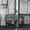 Interior view of compressor house, view of main compressor switch gear, Cardowan Colliery