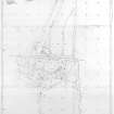 Photograph of drawing showing Plan of South part of site
Insc. 'Barony Colliery surface plan, scale 1:1250' 
