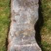 Colour photograph of Inverewe symbol stone.
