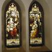 Detail of specimen windows in St Brycedale Church